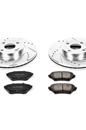 Power Stop 01-05 Mazda Miata Front Z23 Evolution Sport Brake Kit Fan Favorite
