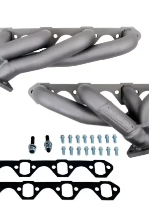 One Day Deal BBK 87-95 Ford F150 Truck 5.0 302 Shorty Unequal Length Exhaust Headers - 1-5/8 Titanium Ceramic