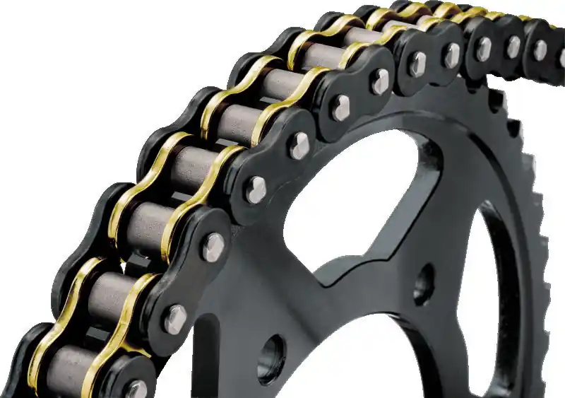 High Quality BikeMaster 525x150 BMXR X-Ring Chain - Black/Gold