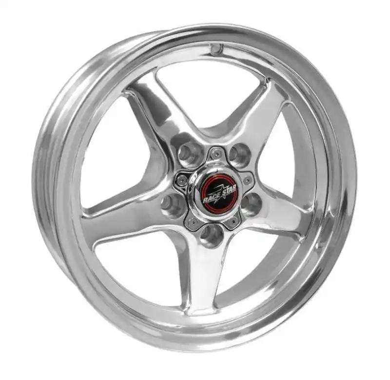 Markdown Race Star 92 Drag Star 15x5.00 5x4.50bc 2.38bs Direct Drill Polished Wheel