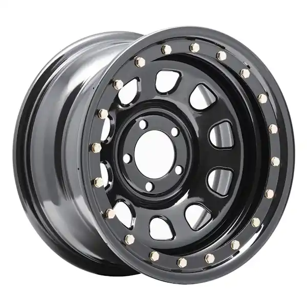 Pro Comp Steel Wheels 252-5866 15x8 5x4.5 4.5in BS Gloss Black D-Window Bargain