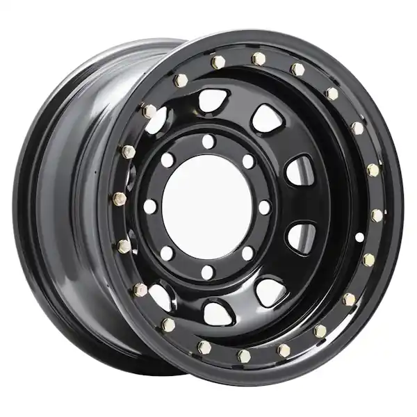 Pro Comp Steel Wheels 252-6181 16x10 8x6.5 4in BS Gloss Black D-Window Special Discount