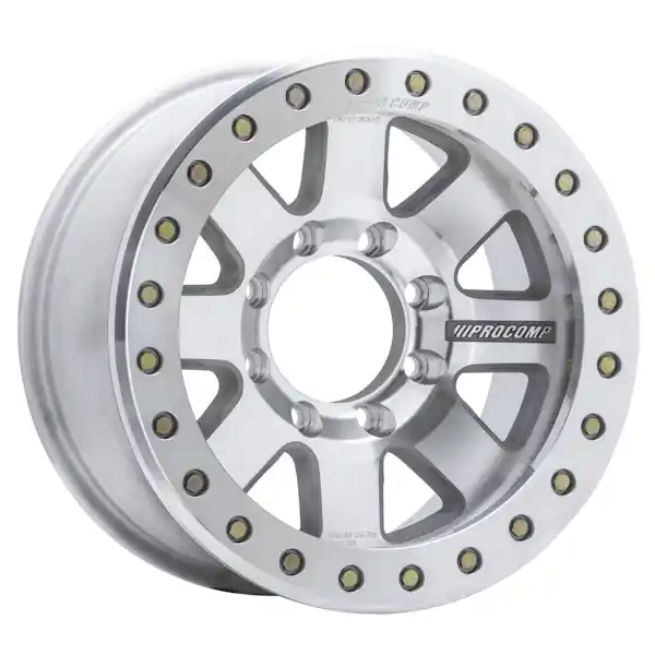 Pro Comp Wheels 1175-798247 Trilogy Race SUPER MACHINED FINISH 17x9 8x6.5 4.75BS Offset-6mm Cap P/N 10751700 Super Sale