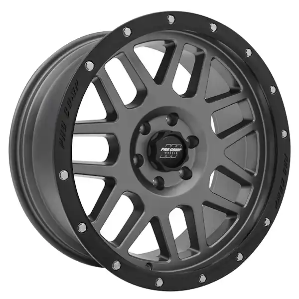 No Minimum Order Pro Comp Wheels 2640-7983 Xtreme Alloys Series 2640 Dark Gray/Black Lip Finish