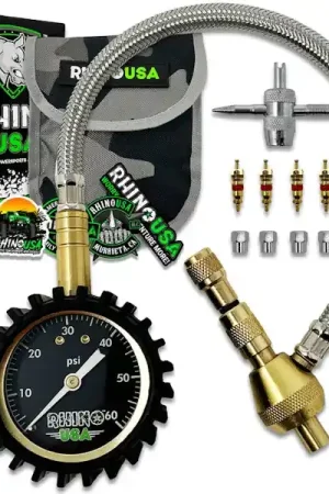 Rhino USA DEFLATOR-GAUGE Rhino USA 60PSI Tire Deflator Gauge Today Only