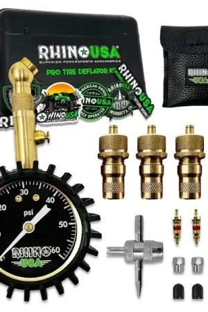 Rhino USA DEFLATORS-4PK Rhino USA Pro Tire Deflator Kit Wholesale