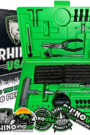 Rhino USA RNO-TIRE-REPAIR-KIT Rhino USA Tire Repair Plug Kit, 86 Pieces Same Day Shipping