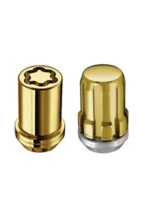 Today Only McGard Wheel Locks 65454GDC Tuner Style Cone Seat Wheel Installation Kit-Gold/Chrome-Clamshell