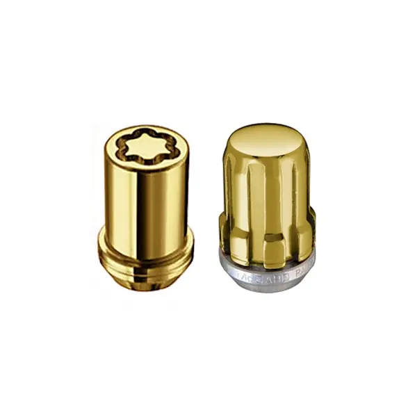 Today Only McGard Wheel Locks 65454GDC Tuner Style Cone Seat Wheel Installation Kit-Gold/Chrome-Clamshell
