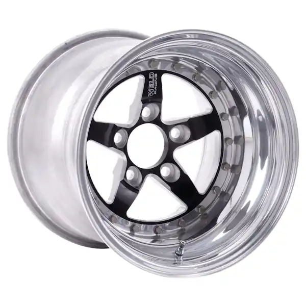 WELD Racing Street and Strip 791B-515238 15X15'' Black Weldstar 5X115mm Bolt Pattern 4.5'' Backspace Affordable