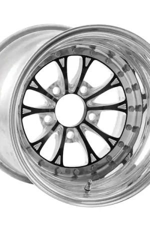 Worldwide Shipping WELD Racing Street and Strip 794B-56276 15X6'' Black Vitesse 5X4.75'' Bolt Pattern 3.5'' Backspace
