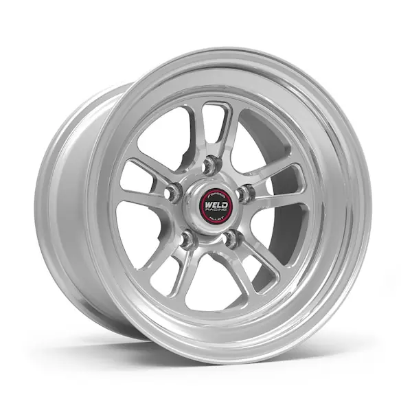 One Day Deal WELD Racing Street and Strip 70MP515B45G 15x15.33'' Polished S70 Med Pad 5x4.75'' Bolt Pattern 4.5'' Backspace-Pol SBL MT